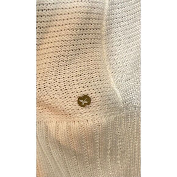 eddie bauer white knit open front cardigan - Picture 5 of 6